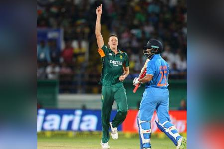 Morné Morkel bowling South Africa to victory against India